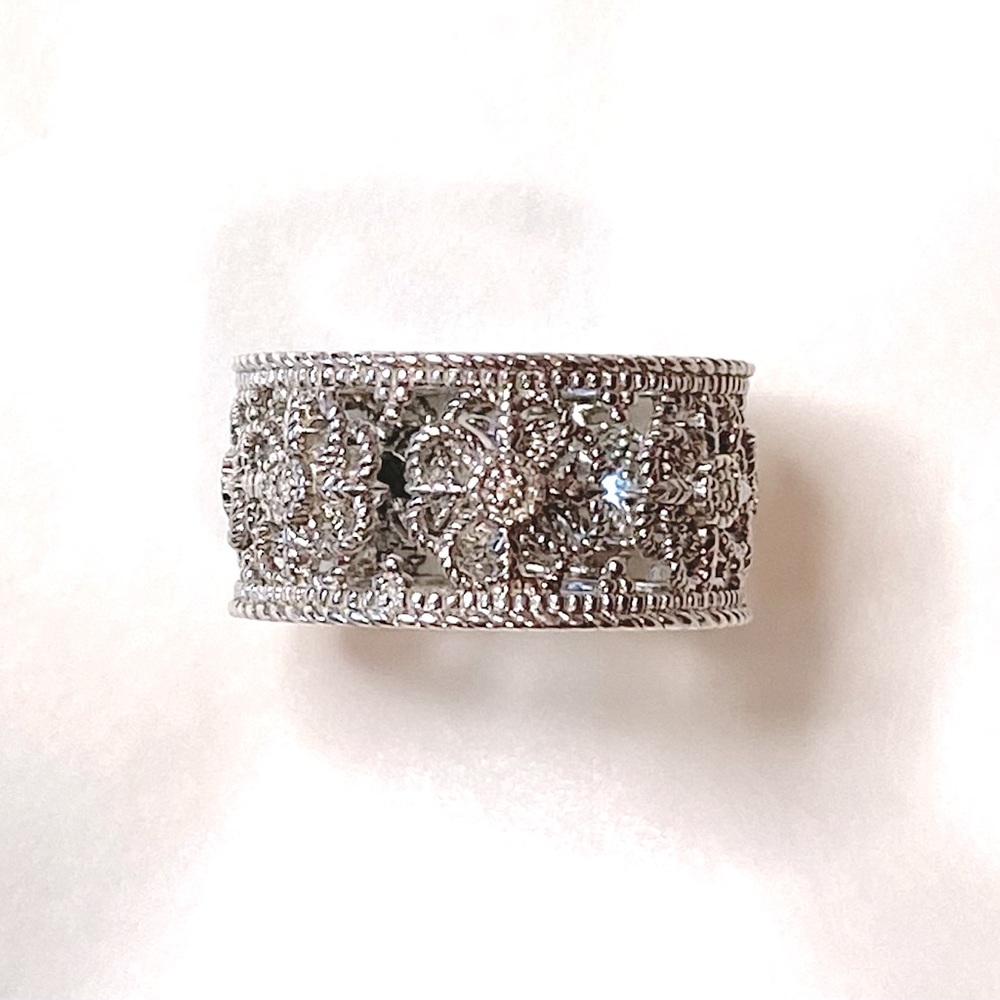 Judith Ripka Diamond Flower Band - Picture 3 of 12